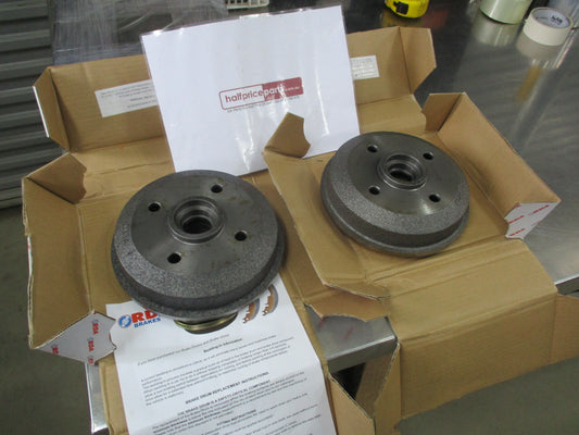 RDA Rear Drum Brakes (Pair) To Suit Mitsubishi RB RC RD RE Colt New Part