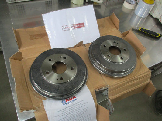 RDA Rear Drum Brake (Pair) Suits Honda Accord Sedan New Part.