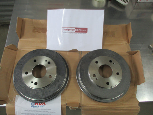 RDA Rear Drum Brake (Pair) Suits Honda Accord Sedan New Part.