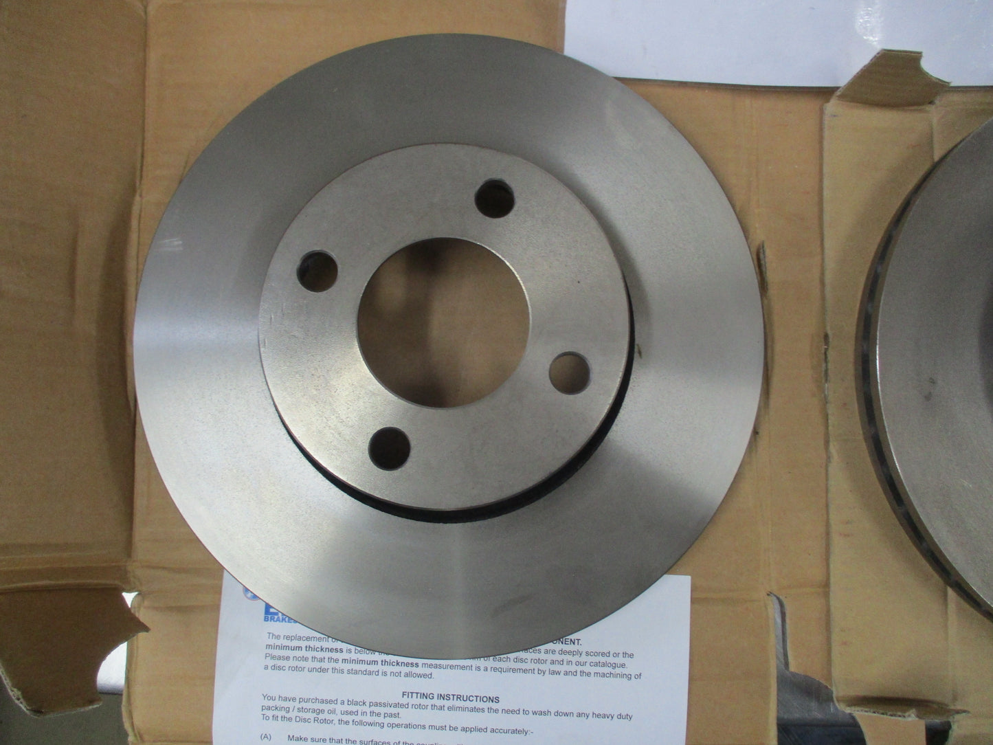 RDA Standard Front Disc Rotors (Pair) To Suit Audi 90 / Quattro / Cabriole New Part