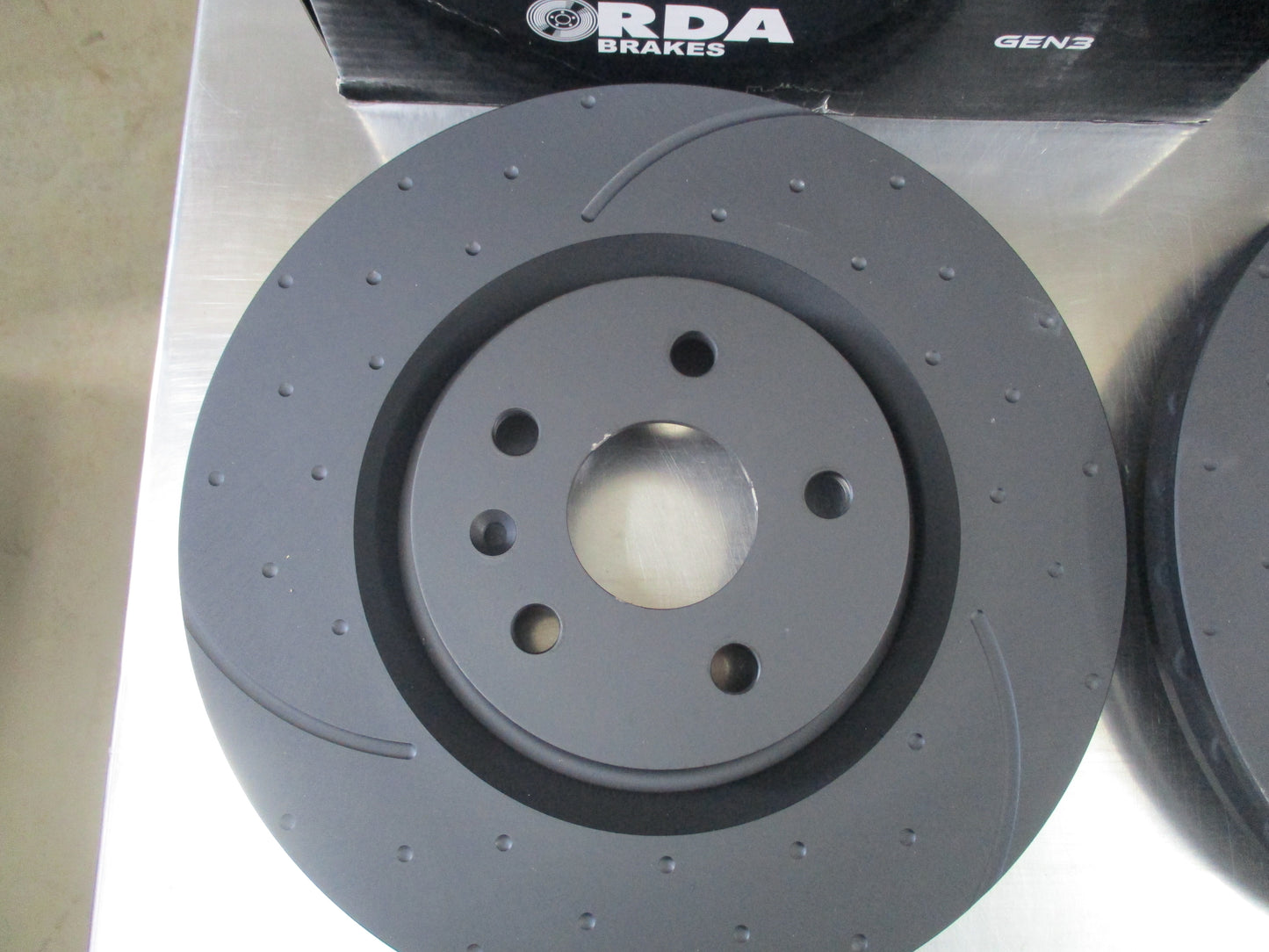RDA Slotted & Dimpled Front Brake Rotors To Suit Holden VE HSV Series 2 / VF SS Redline With Front Brembo Set Up New Part