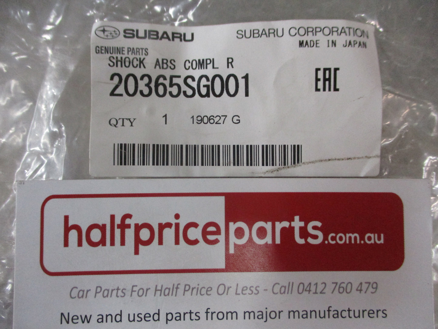 Subaru Forester Genuine Right Hand Rear Shock Absorber New Part