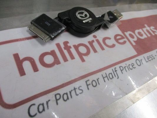 Mazda Genuine Audio Retractable IPhone 4 USB Cable New Part