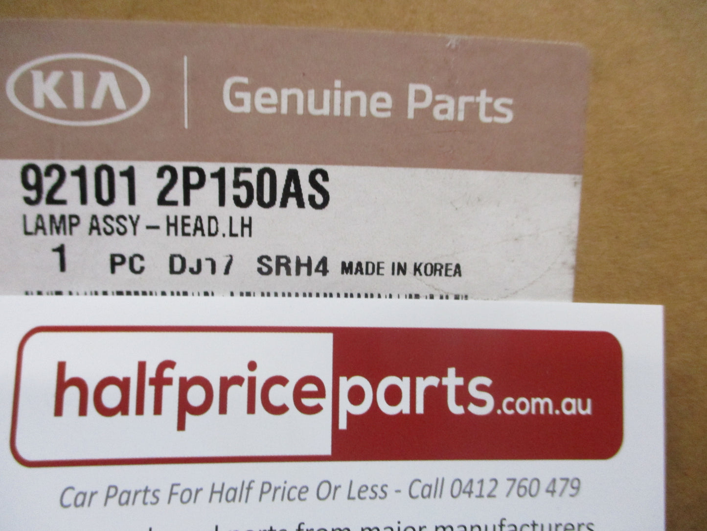Kia Sorento Genuine Left Hand Front Headlight Assembly New Part