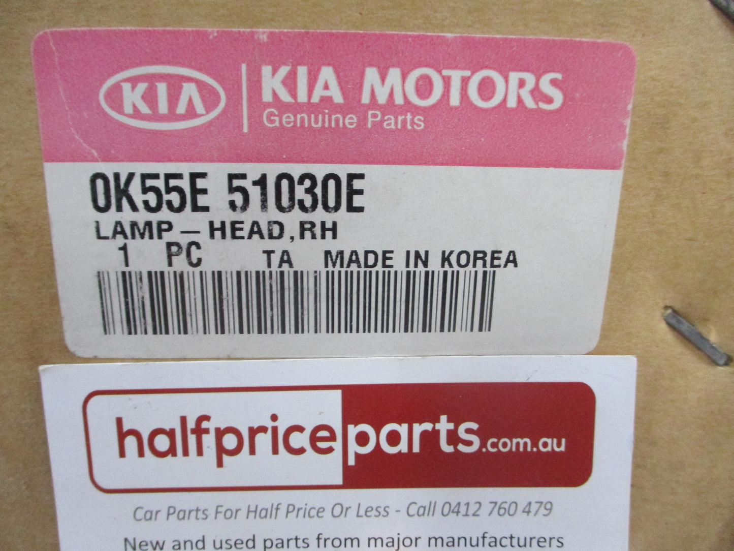 Kia Carnival Genuine Right Hand Head Light Assembly New Part