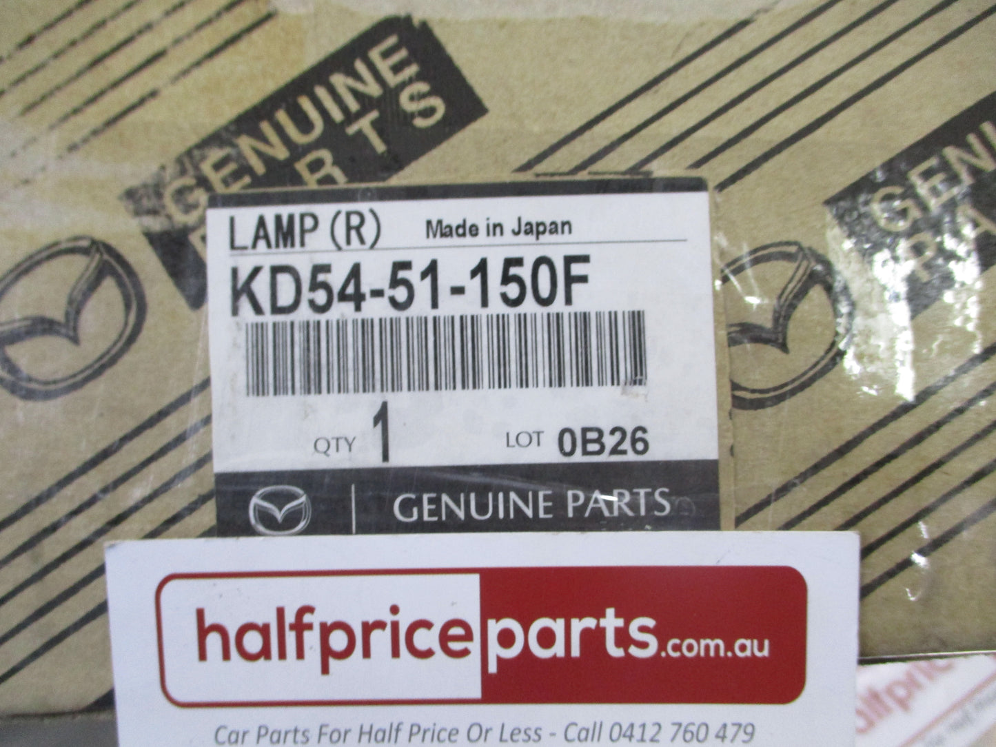 Mazda CX-5 Genuine Right Hand Taillight Assembly New Part