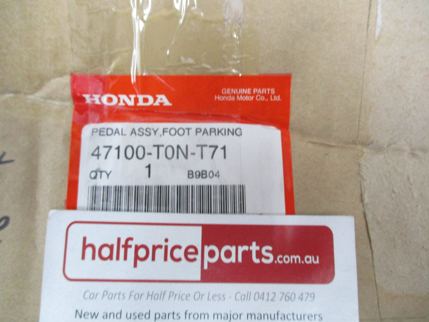 Honda CR-V Genuine Foot Pedal Parking Brake New Part