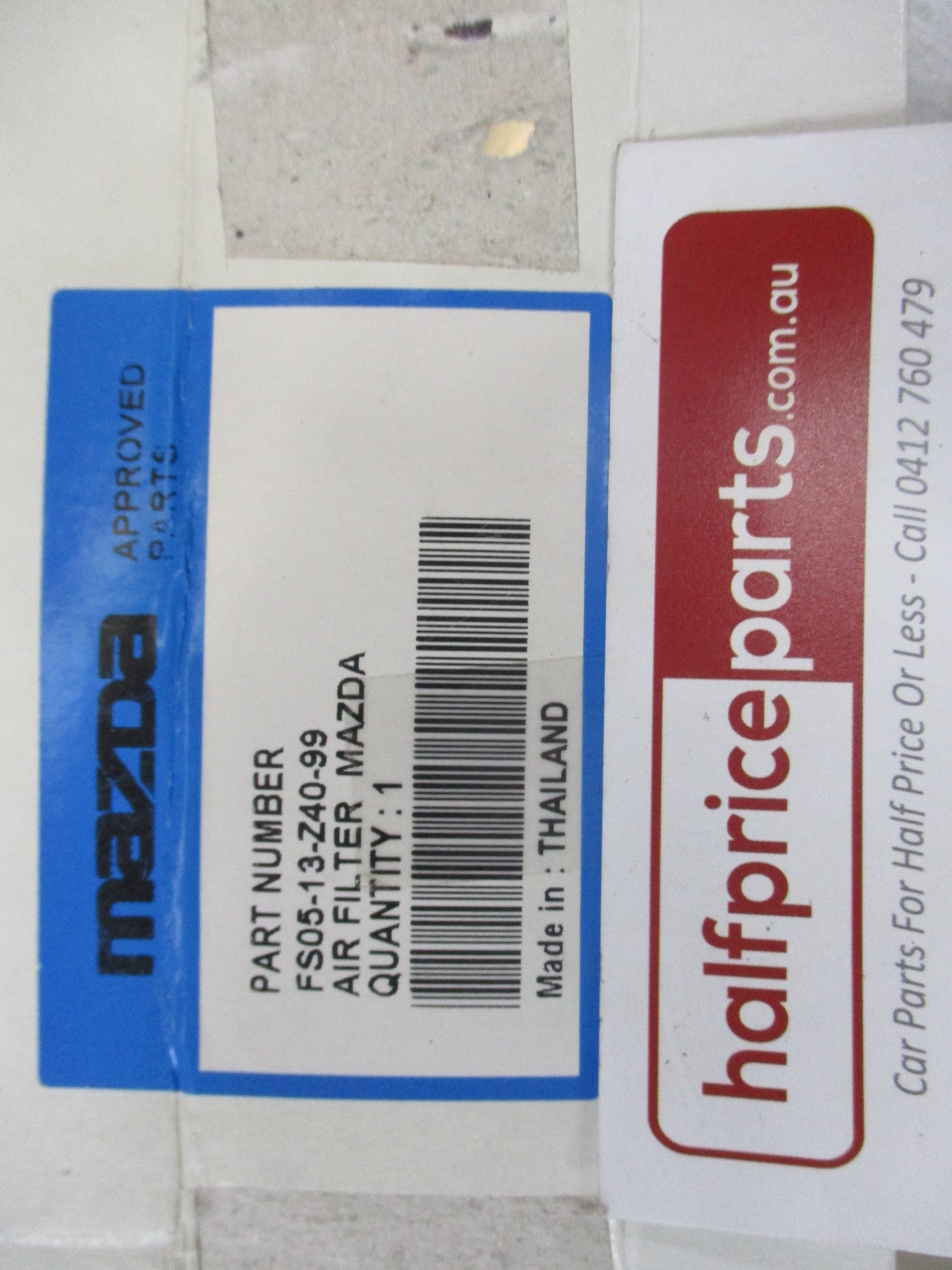 Mazda MX-5 Genuine Engine Air Filter New Part