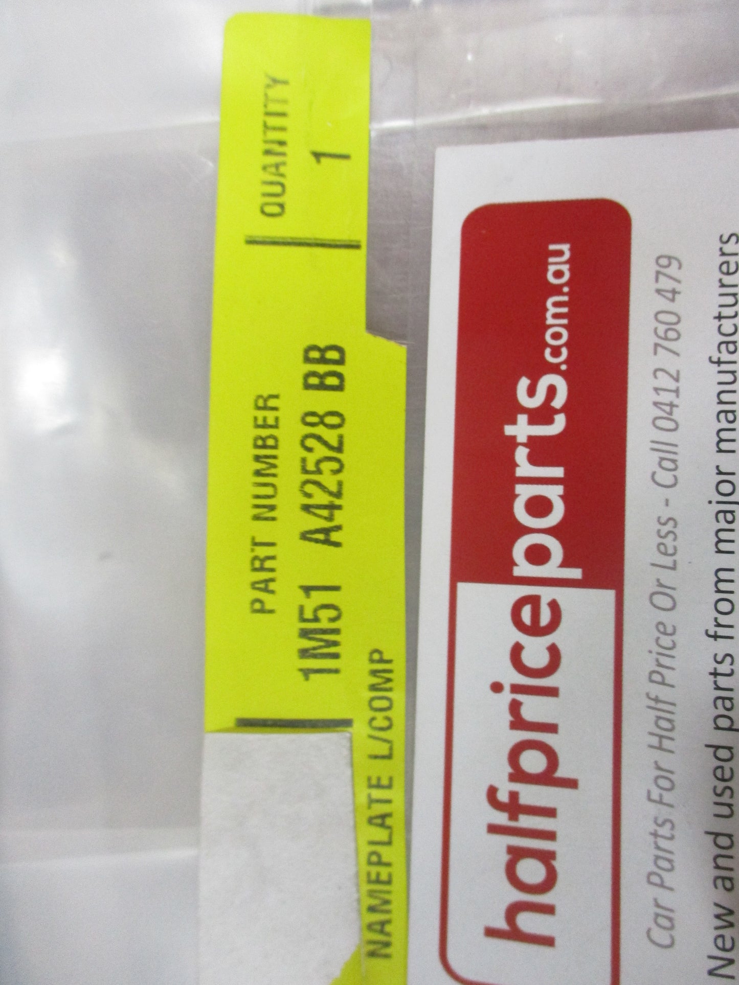 Ford Various Models Genuine TDCi Emblem New Part