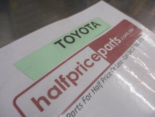 Toyota Starlet Genuine Rear Door Hatch Name Plate New Part