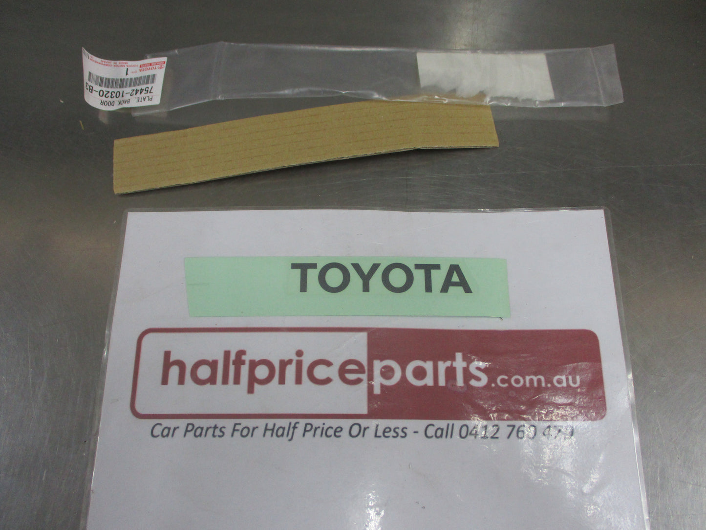 Toyota Starlet Genuine Rear Door Hatch Name Plate New Part