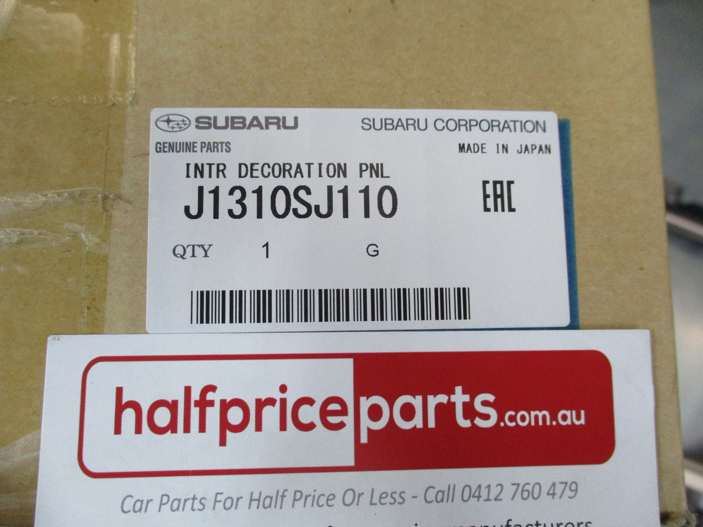 Subaru Forester Genuine STI Styled Light Bronze Auto Gear Surround New Part