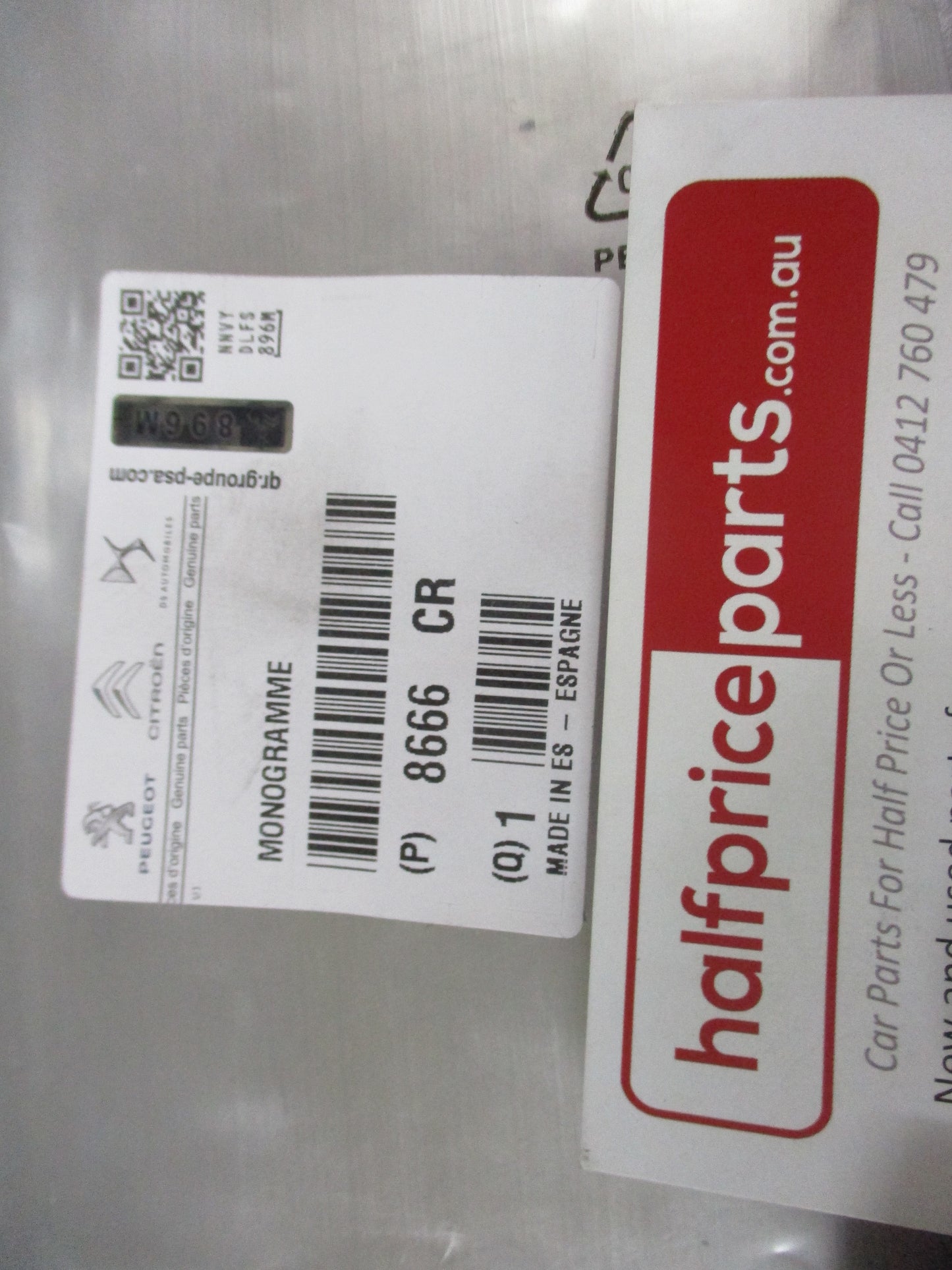 Citroen C4 Genuine Chrome Emblem New Part