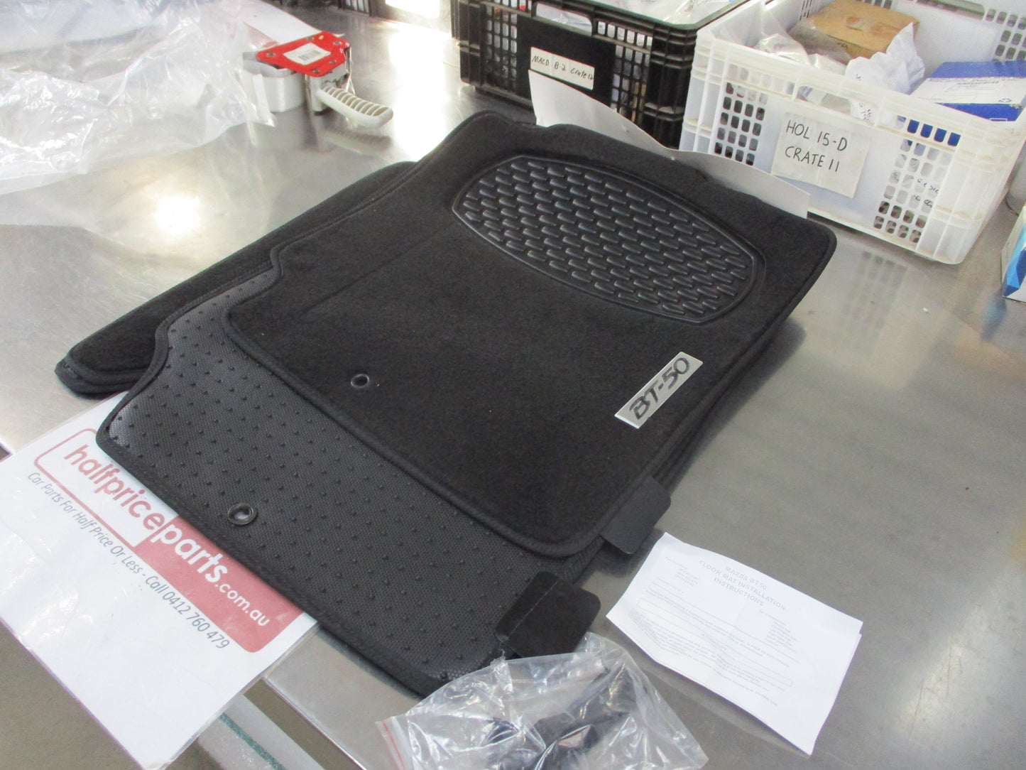 Mazda BT-50 UP-UR Dual Cab Genuine Factory Carpet Mat Set New Part