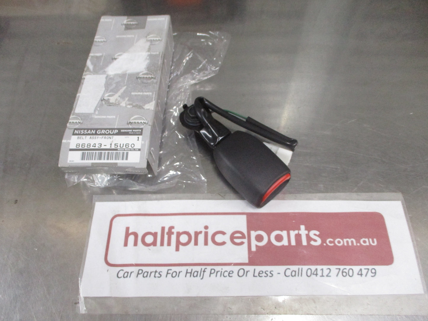 Nissan R33 Skyline GT-R Genuine Passenger Front Seat Belt Buckle New Part