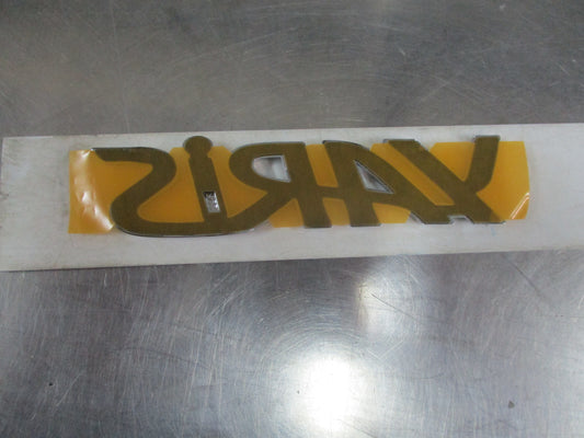 Toyota Yaris Genuine Rear Hatch Emblem Badge New Part
