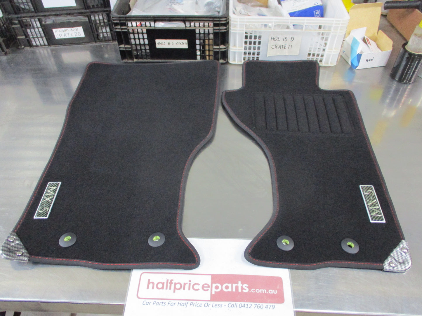 Mazda MX-5 ND Genuine Front Carpet Mat Set New Part