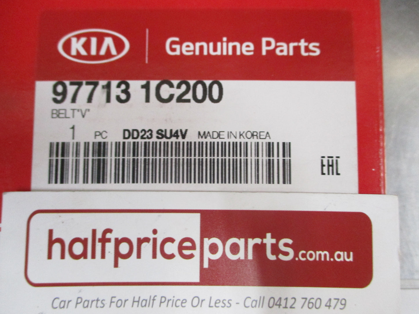Kia Rio Genuine Air Conditioner Serpentine Belt New Part