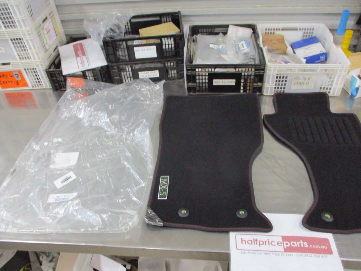 Mazda MX-5 ND Genuine Front Carpet Mat Set New Part