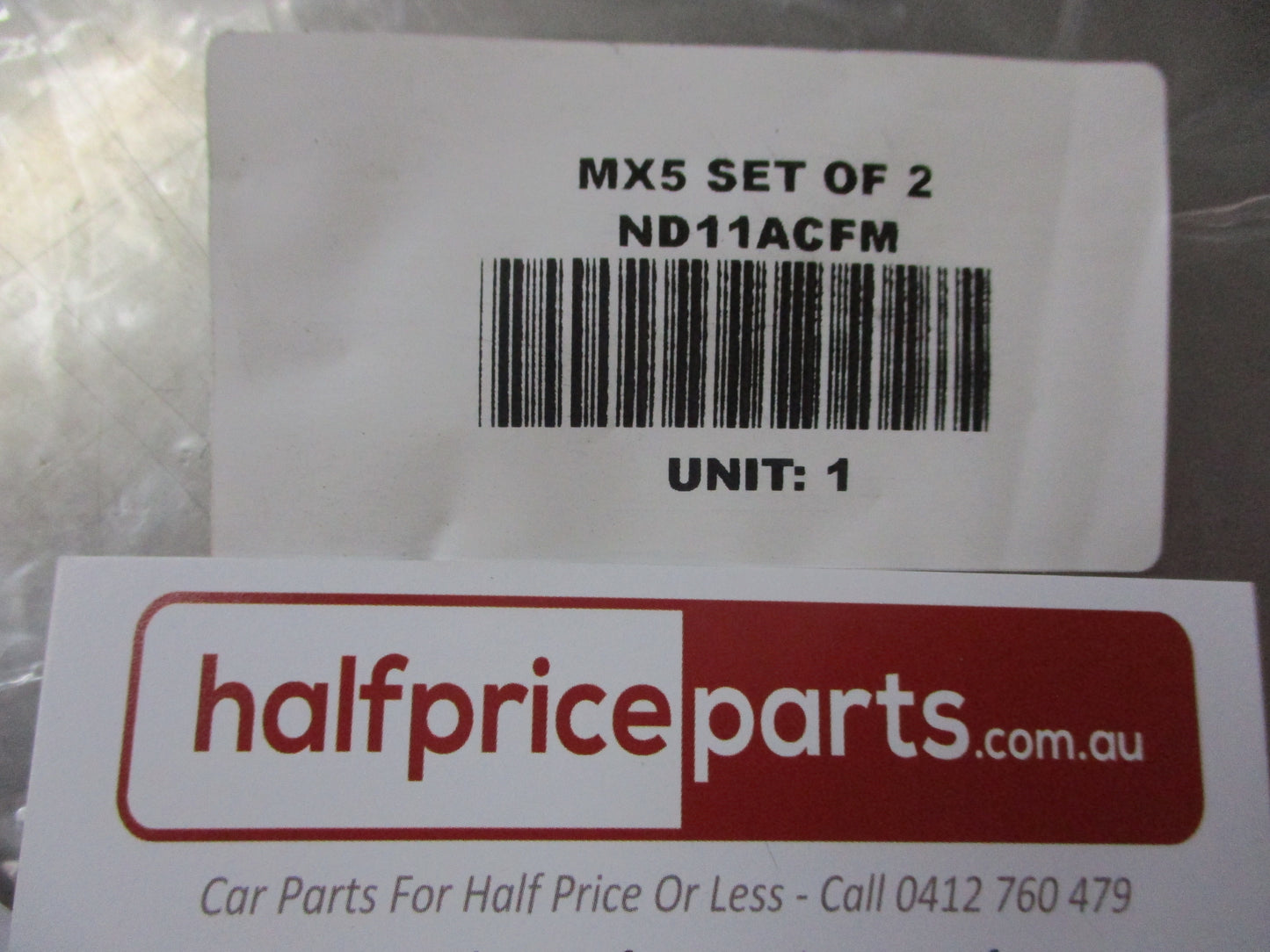 Mazda MX-5 ND Genuine Front Carpet Mat Set New Part