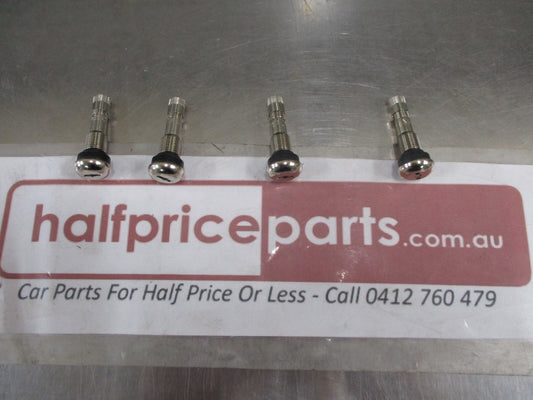 Holden Astra Genuine Stainless Tyre Valve Set Of 4 Only New Part