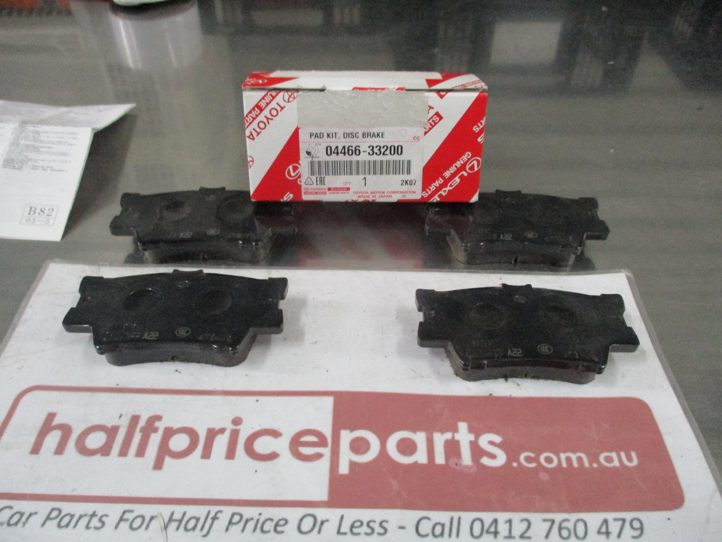 Lexus ES350 Genuine Rear Brake Pad Set New Part