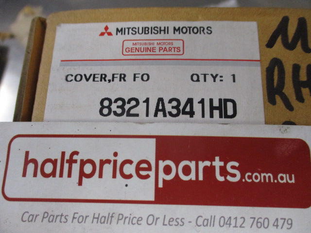 Mitsubishi Triton Genuine Left Hand Front Fog Light Cover Bezel (Factory Gray) Mew Part