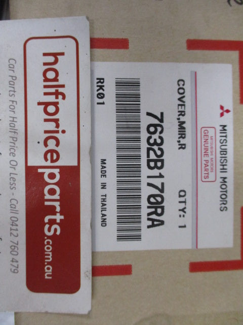 Mitsubishi Mirage Genuine Right Hand Outer Mirror Scalp (Red) New Part