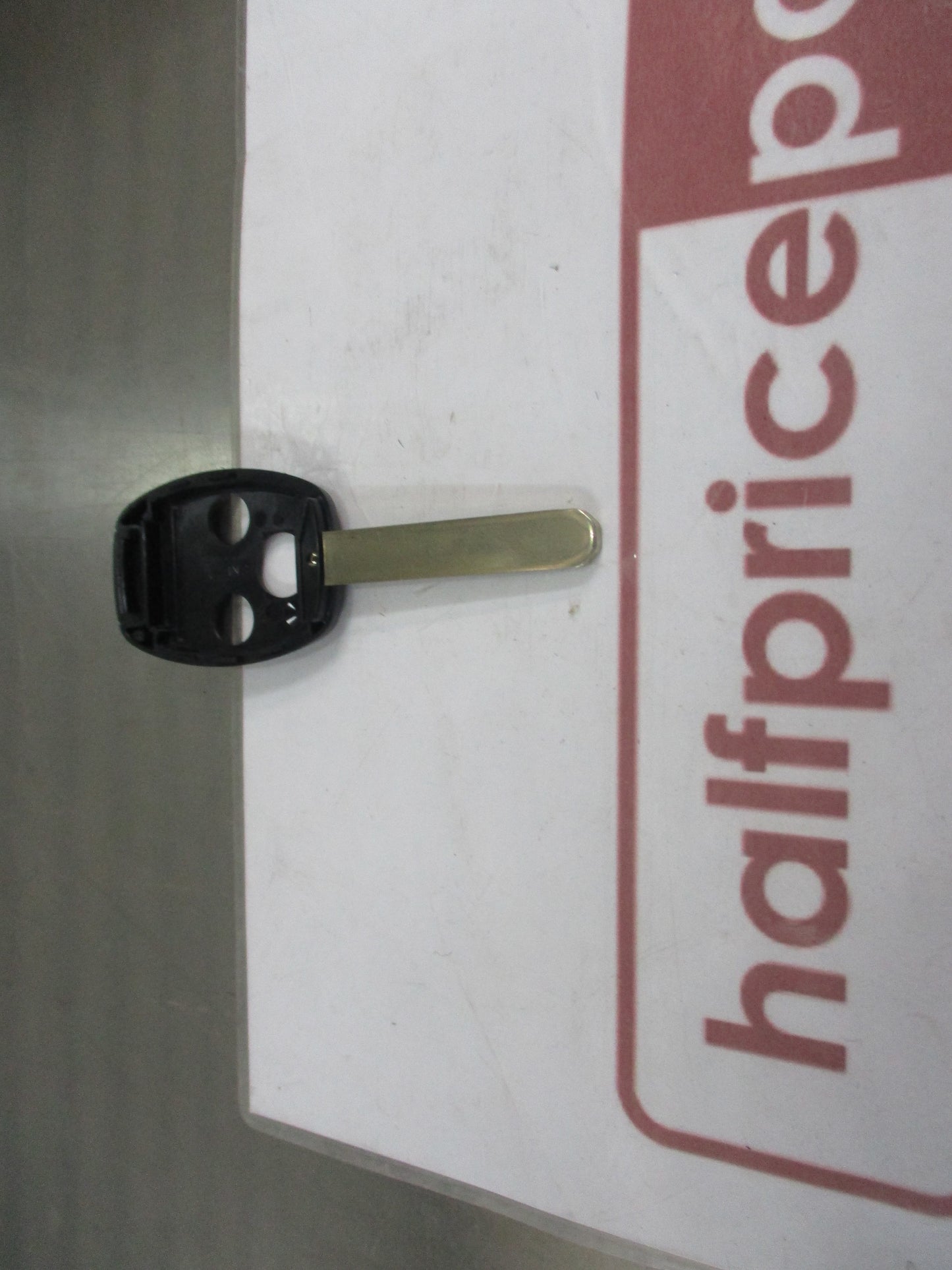 Honda Civic Genuine Black Main Key Blank 1/2 Side New Part