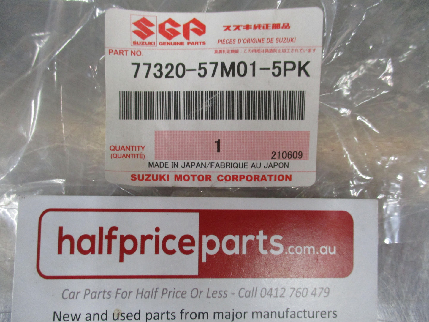 Suzuki Jimny Genuine Right Hand Top Cowl Garnish Assembly New Part