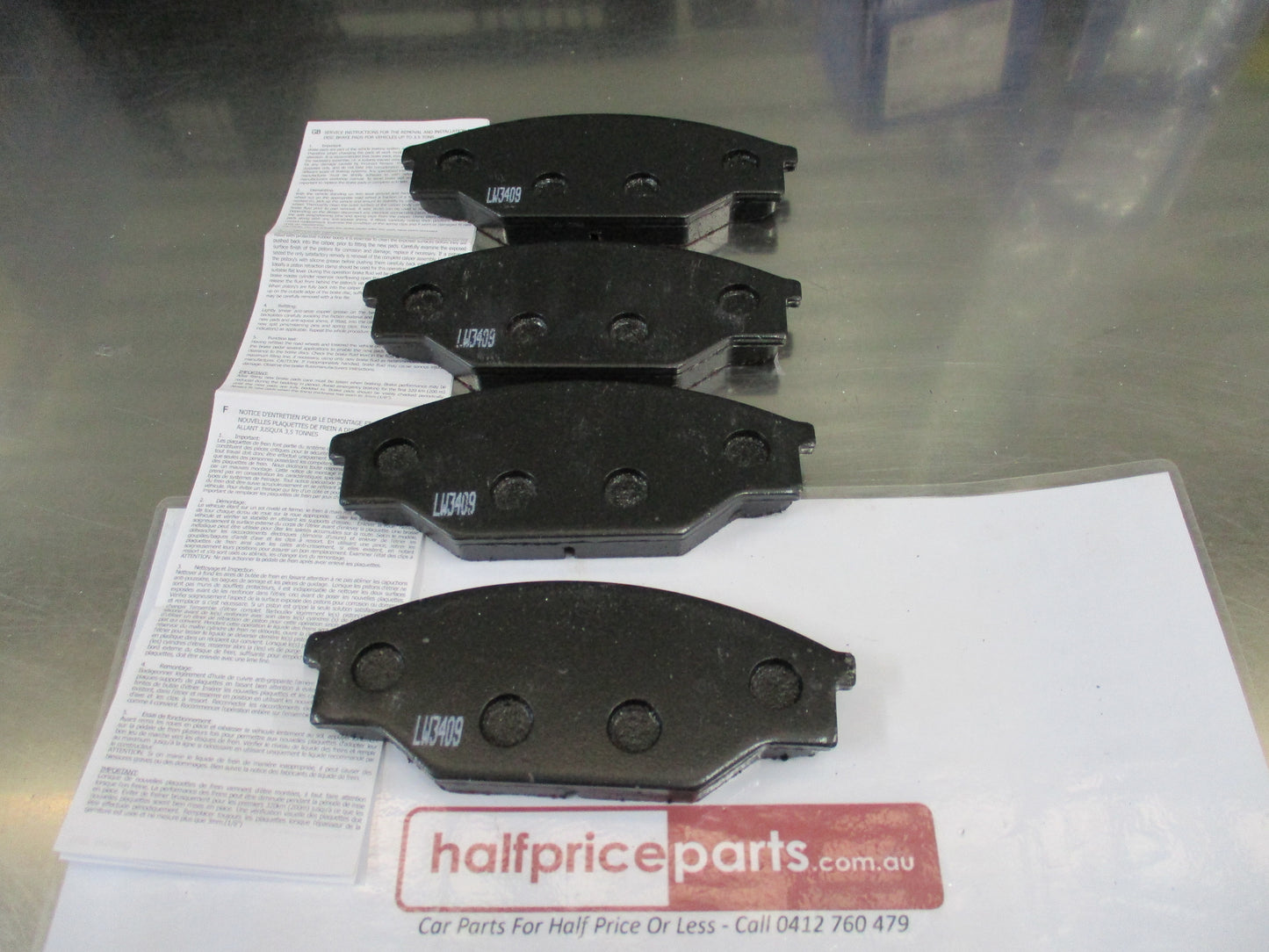 EBC Ultimax Front Disc Brake Pad Set Suits Toyota Hiace/Hilux 83-97 New Part