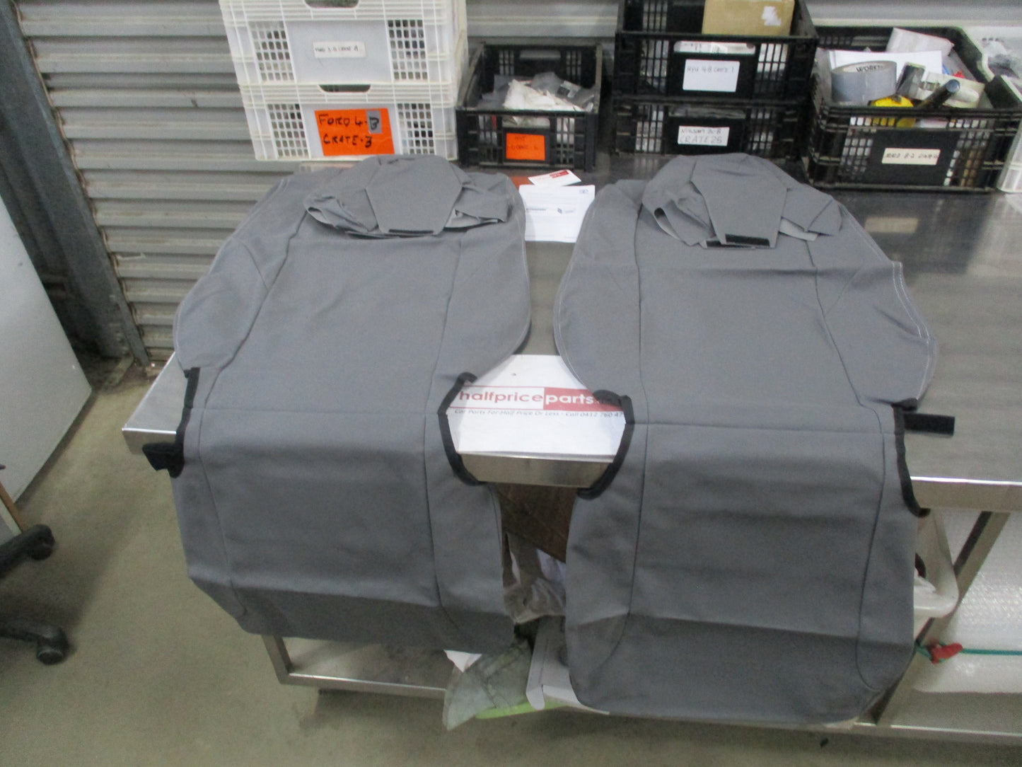 Toyota Land Cruiser 300 Series Genuine Canvas Front Seat Covers New Part