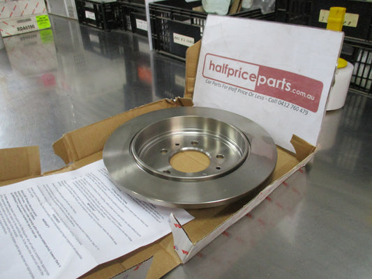RDA Standard Rear Disc Rotor (Single) To Suit Peugeot 605 91-99 New Part
