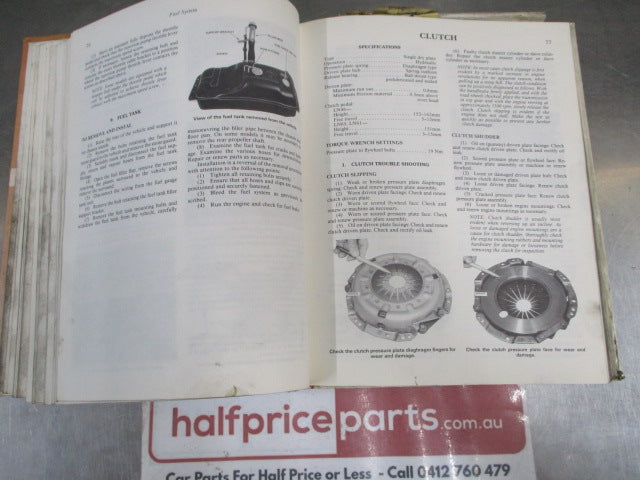 Gregory's Manual Suits Toyota Hilux/Forerunner 1981 To 1989 2.4L Used Part