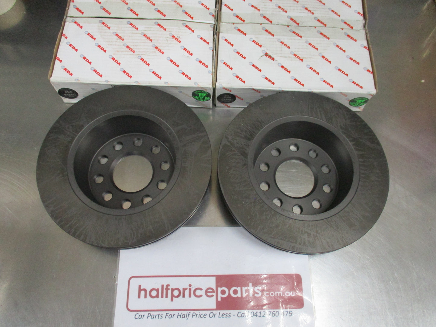 RDA Standard Rear Brake Rotor (Pair) Suits Audi A6 94-97 New Part