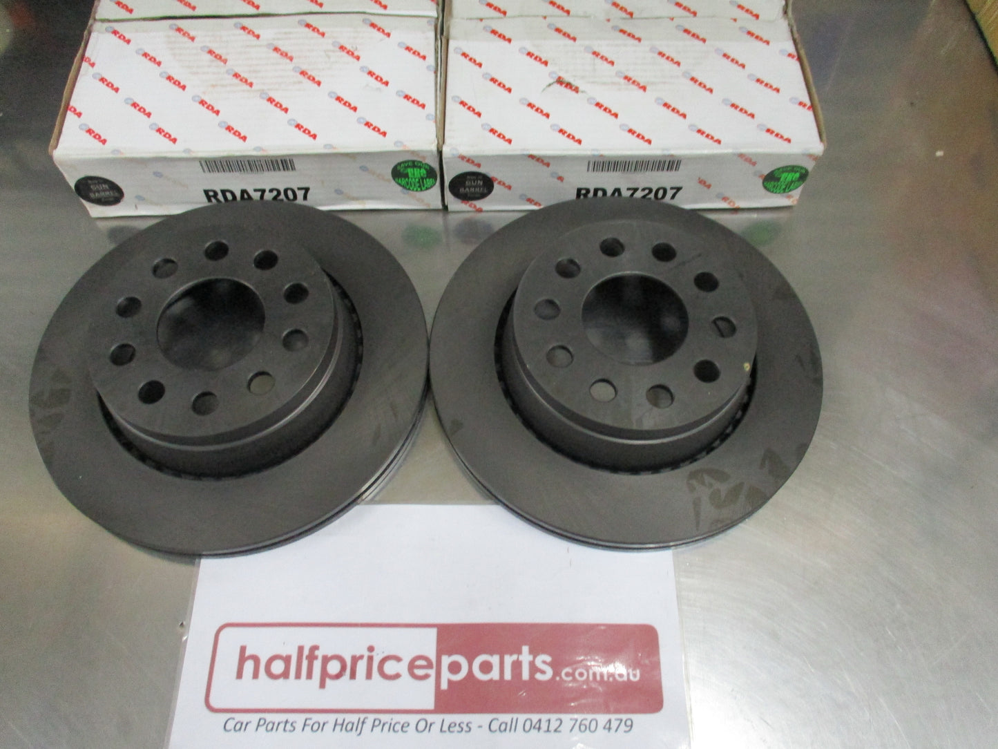 RDA Standard Rear Brake Rotor (Pair) Suits Audi A6 94-97 New Part