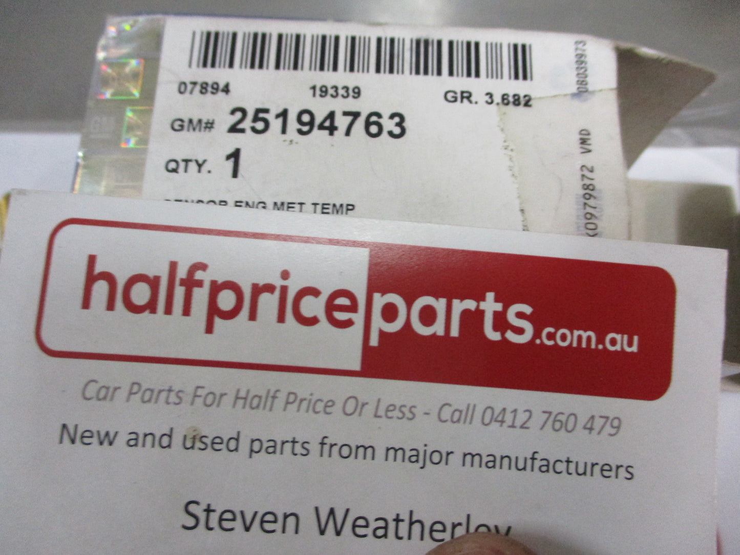 Holden Captiva/Cruze CDI Genuine Coolant Temperature Sender Unit New Part