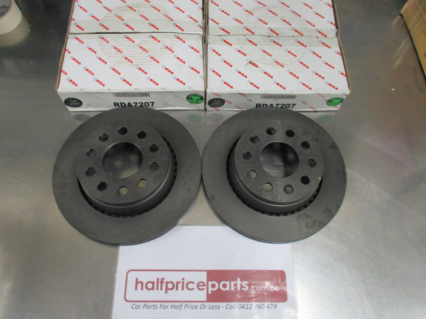 RDA Standard Rear Brake Rotor (Pair) Suits Audi A6 94-97 New Part