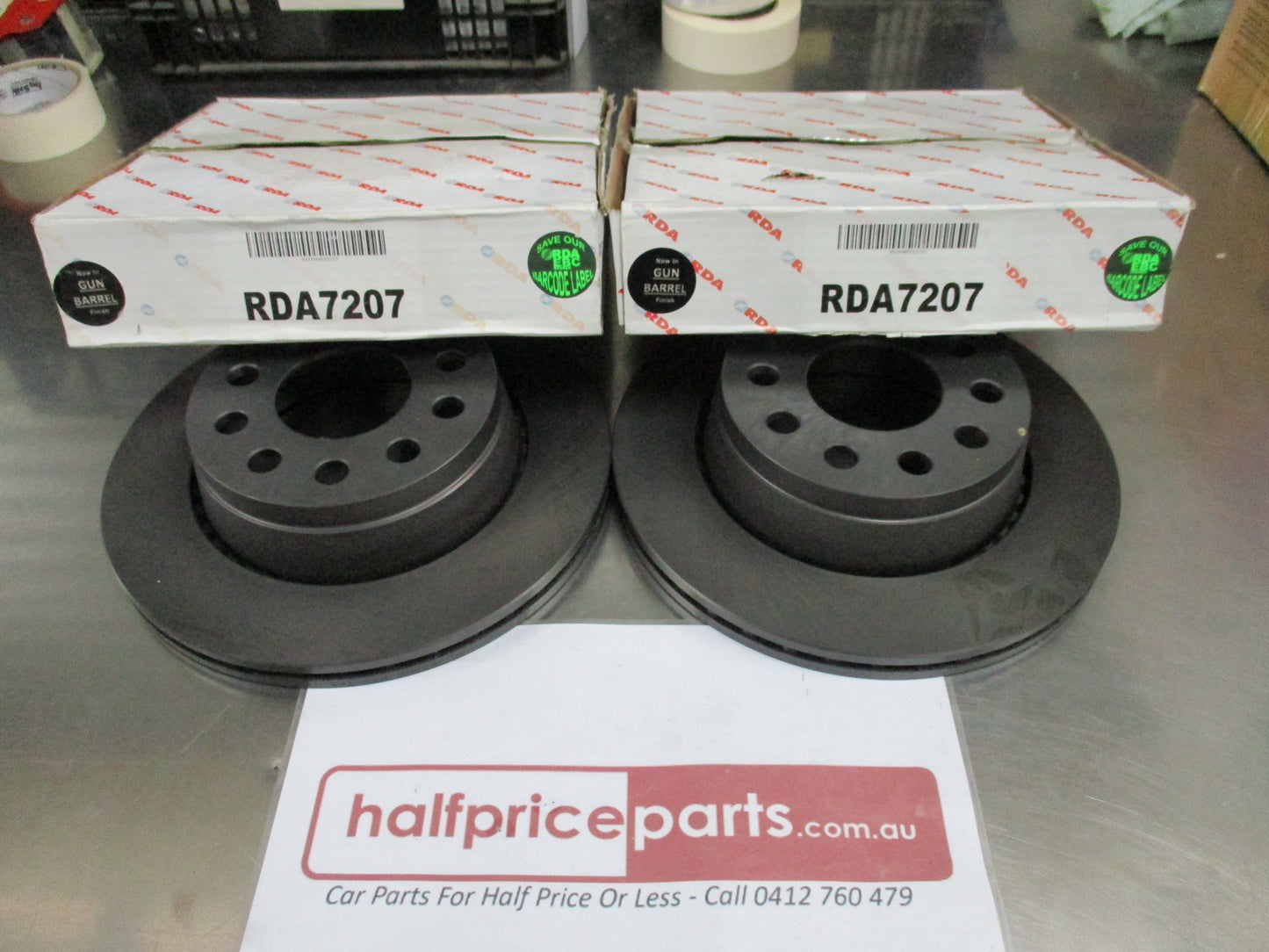 RDA Standard Rear Brake Rotor (Pair) Suits Audi A6 94-97 New Part