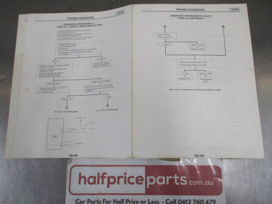 Nissan Pintara U12 Genuine Service Manual Used Book
