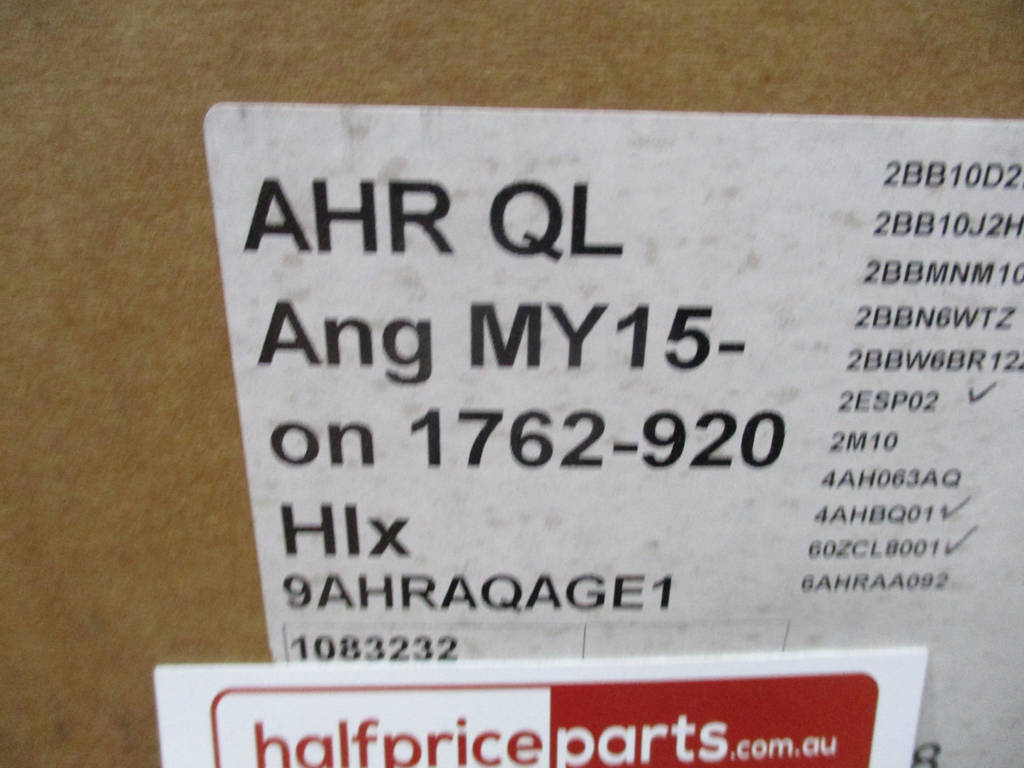 Triple M Head Board (Quick Lock Tray) To Suit Toyota Hilux Narrow Body New Part
