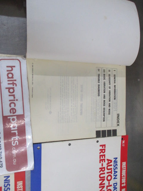 Nissan Body Repair Manual/Vibration And Noise/Transaxel/Free Running Hub Used Books