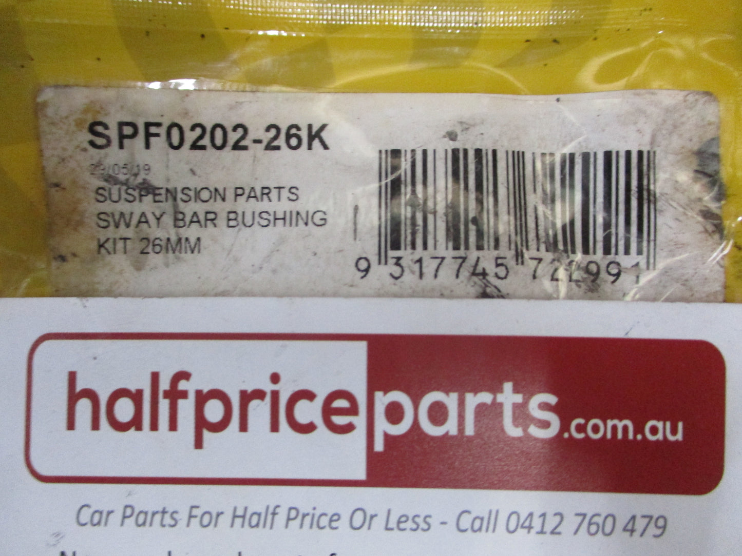 SuperPro Sway Bar Bushing Kit 26mm Suit Mazda B2500/2600 Bravo New Part