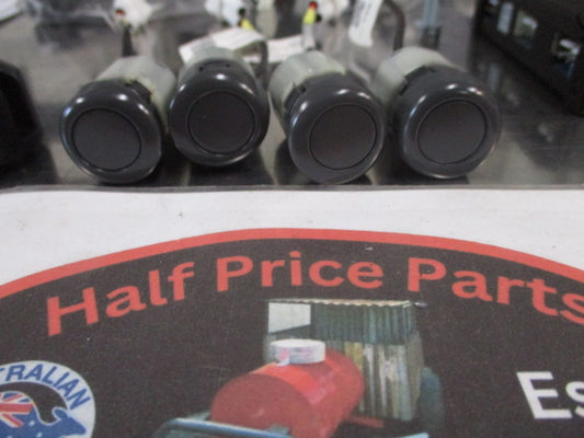 Mitsubishi Pajero BK Genuine Rear Park Assist 4 Head Kit (Factory Dark Gray) New Part.