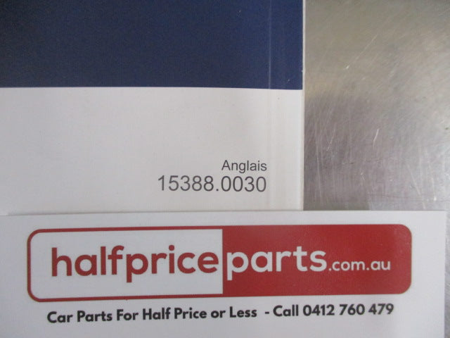 Peugeot 3008 Genuine Owners Manual 2015 On New Part