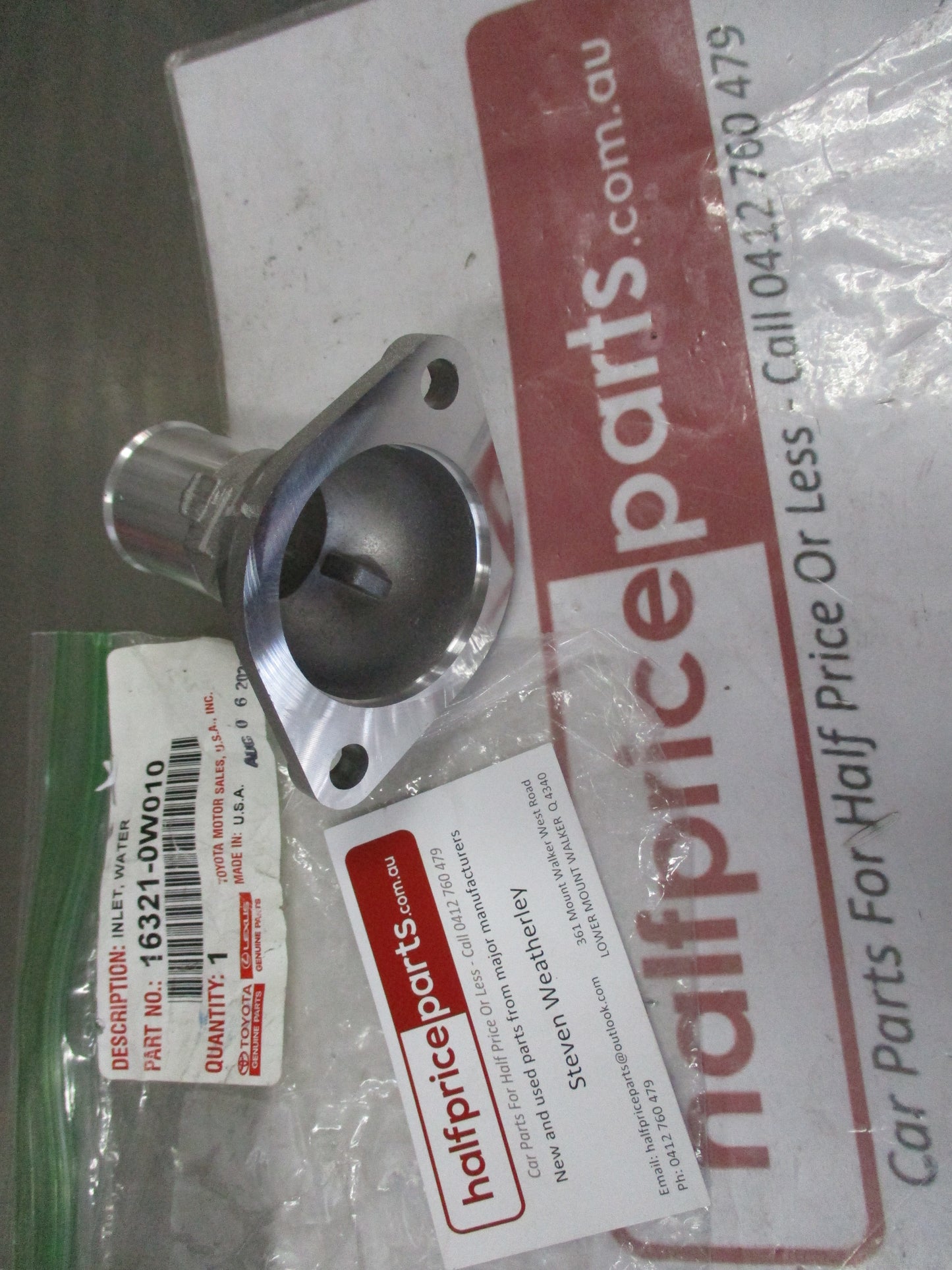 Toyota 4Runner Genuine Water Inlet Flange New Part