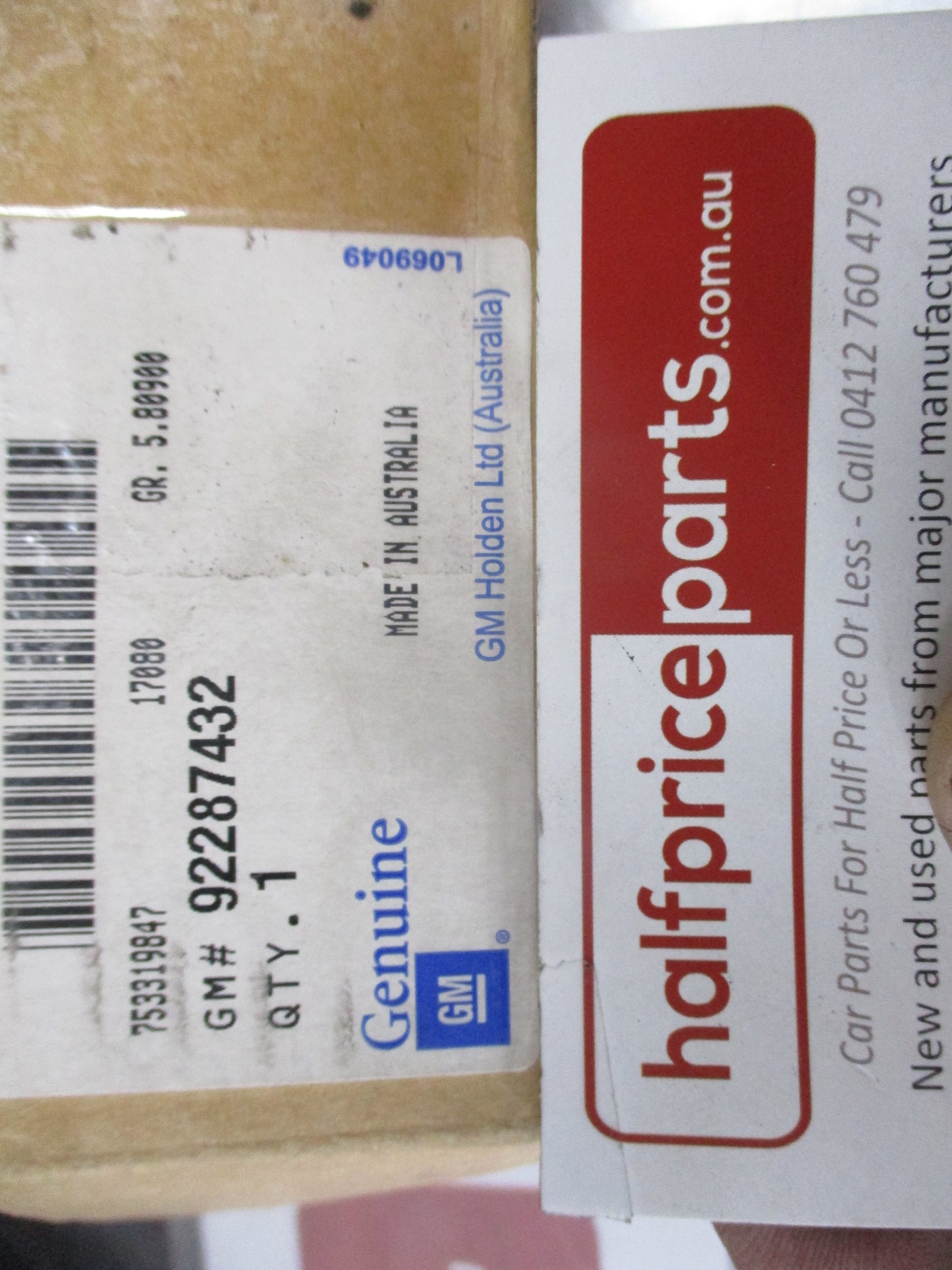 Holden VF Commodore Genuine Front Disc Brake Rotor New Part