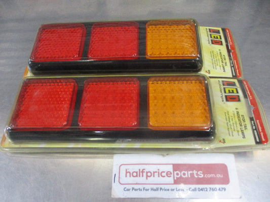 LED Autolamps Rear Combination Lamp Set 12/24 Volt Universal Fitment New Part