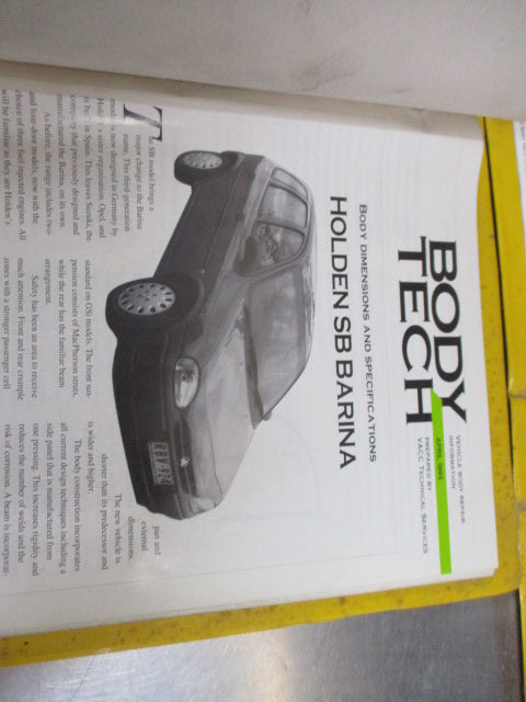 Body Tech Books Suit Holden/Ford/Toyota/Mazda/Honda/Nissan/Mitsubishi Used Book
