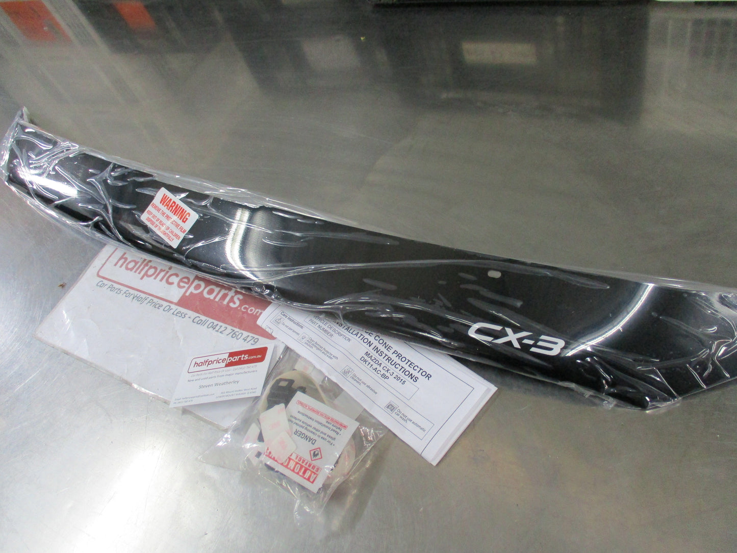 Mazda CX-3 Genuine Tinted Bonnet Protector Kit New Part